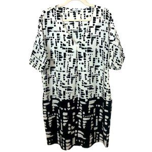 H By Halston Black and White Dress Size XS NWT